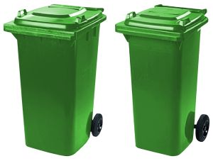 popelnice na sklo 240 a 120 l